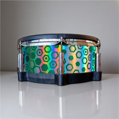 Hexagonal Fade Drum Wrap