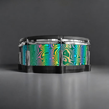 Psychedelic Swirl Drum Wrap