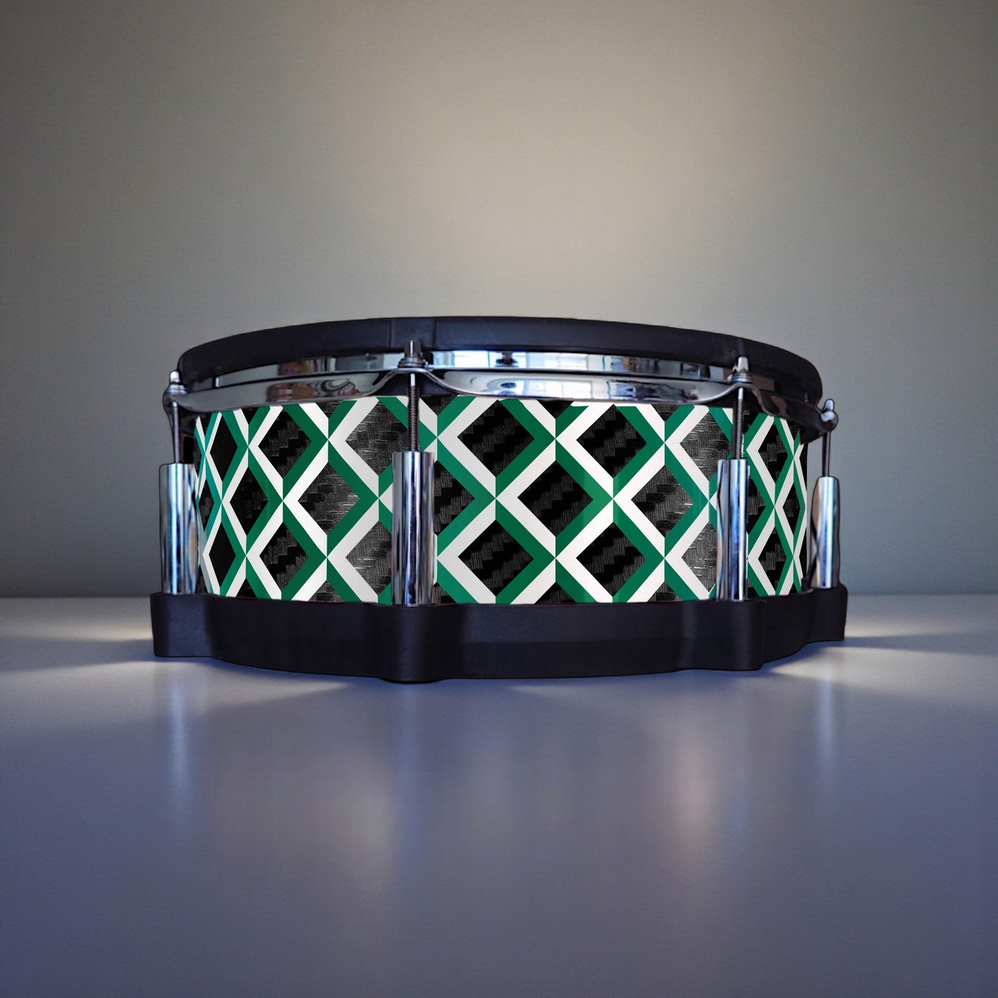 3D Tile Drum Wrap (White Base)