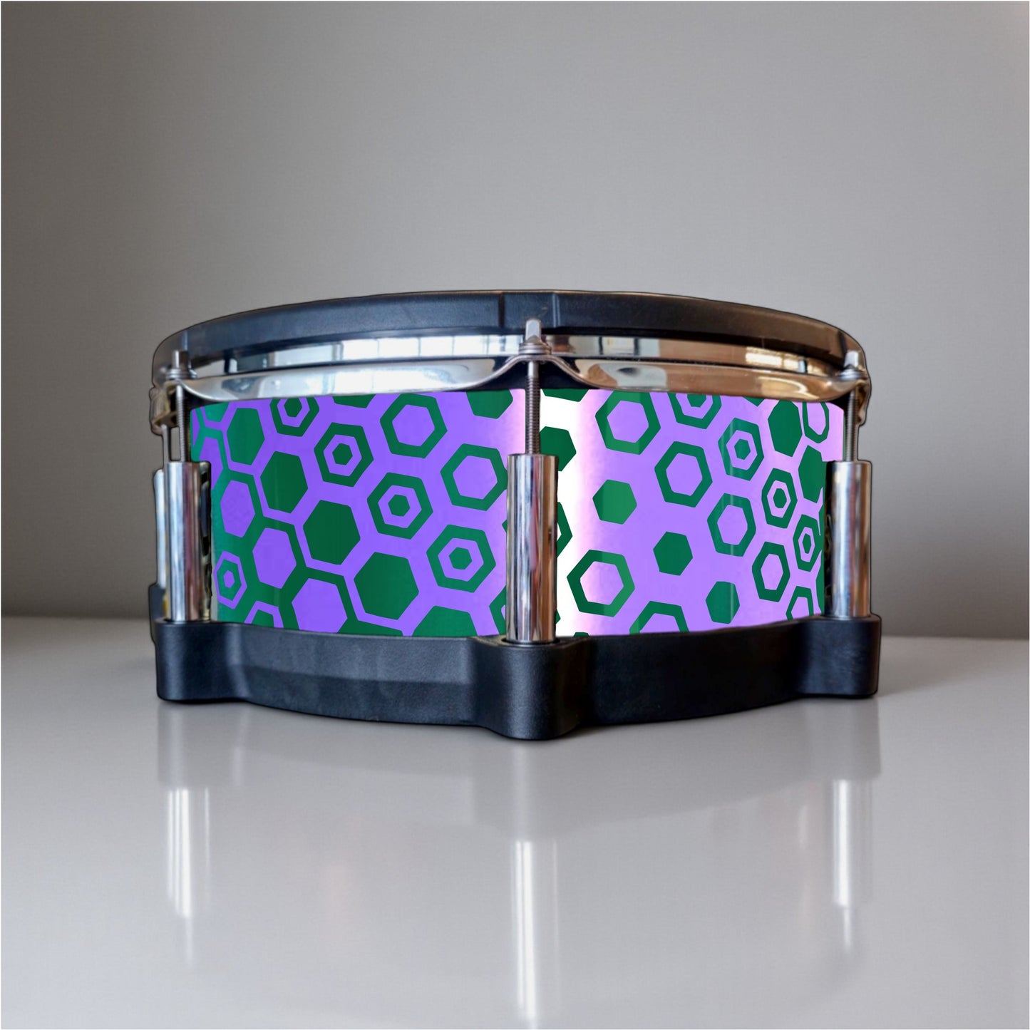 Hexagonal Fade Drum Wrap