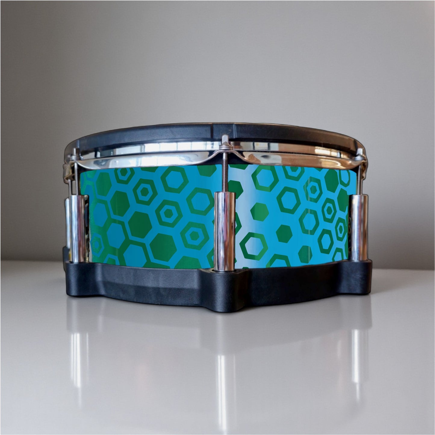 Hexagonal Fade Drum Wrap