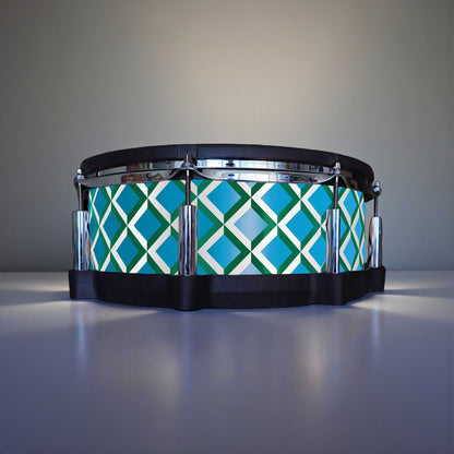 3D Tile Drum Wrap (White Base)