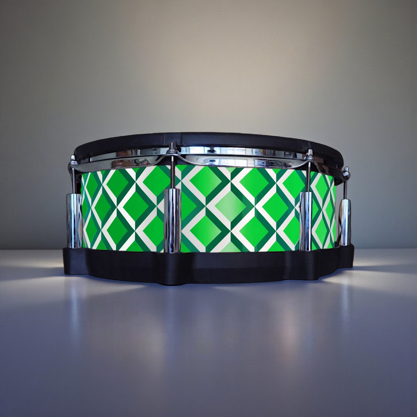 3D Tile Drum Wrap (White Base)