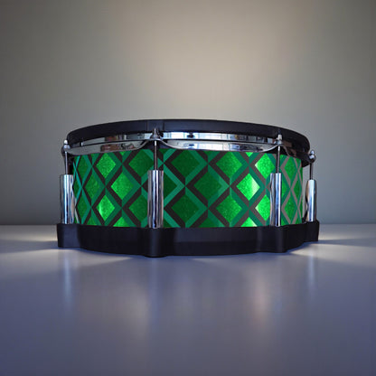 3D Tile Drum Wrap (Black Base)