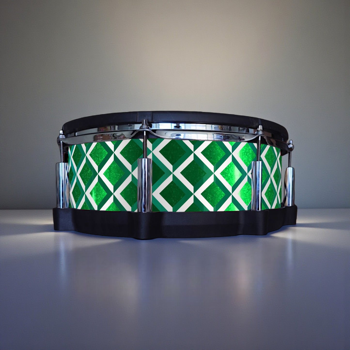 3D Tile Drum Wrap (White Base)