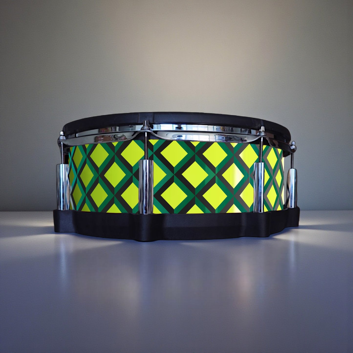 3D Tile Drum Wrap (Black Base)