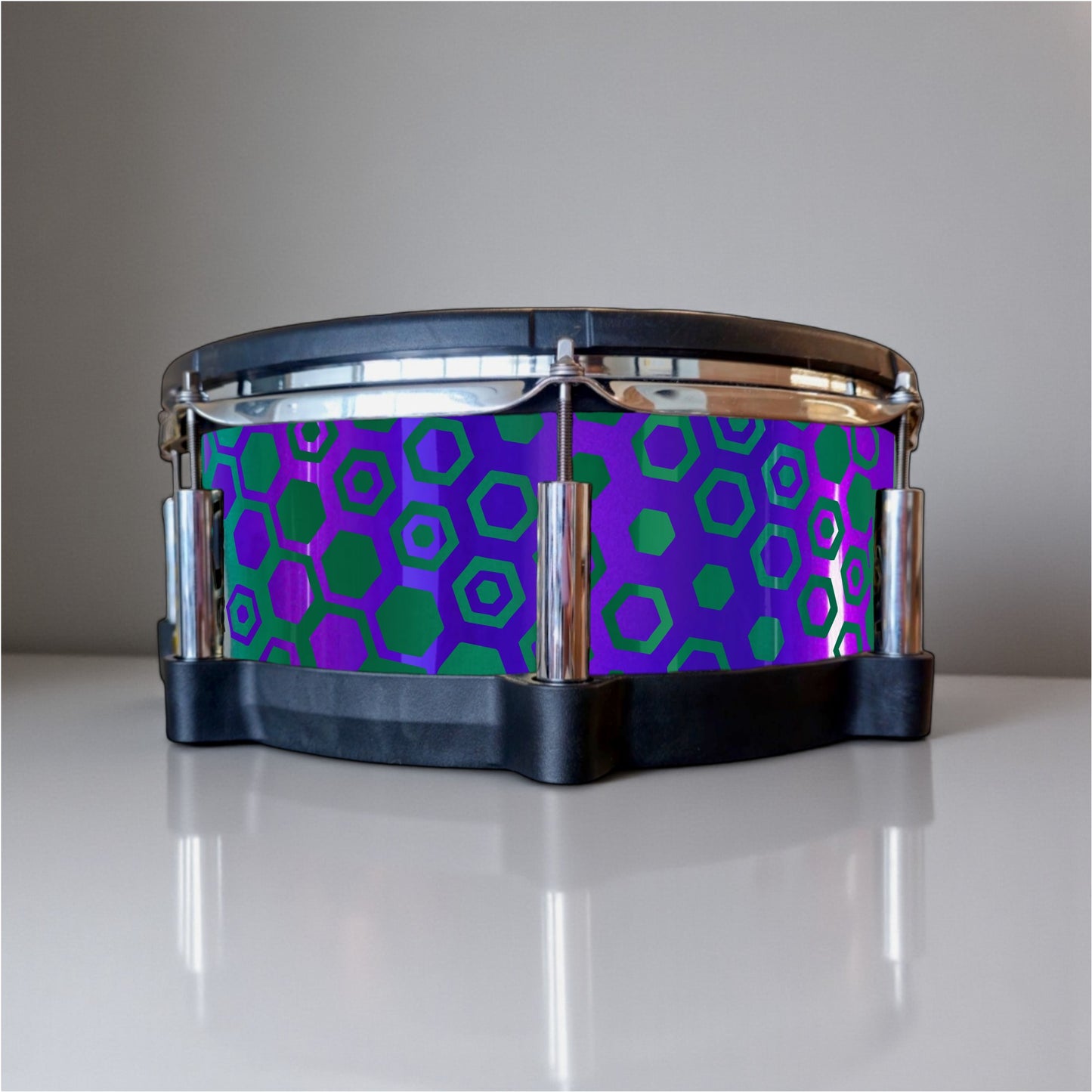 Hexagonal Fade Drum Wrap