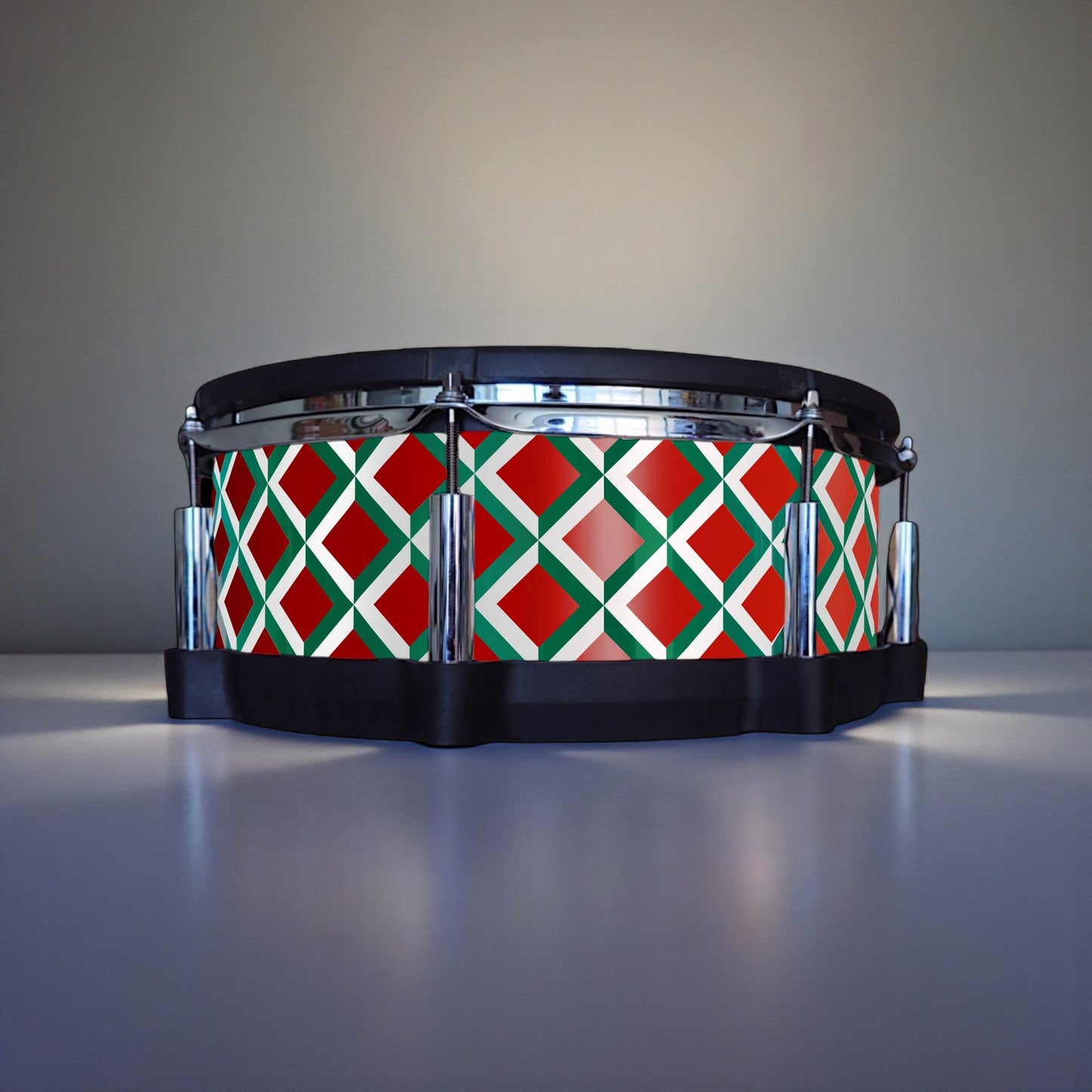 3D Tile Drum Wrap (White Base)