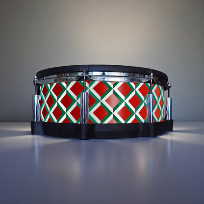 3D Tile Drum Wrap (White Base)