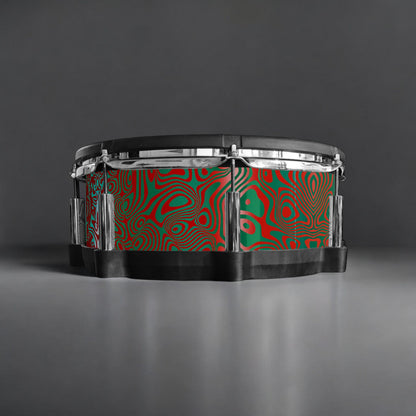 Psychedelic Swirl Drum Wrap