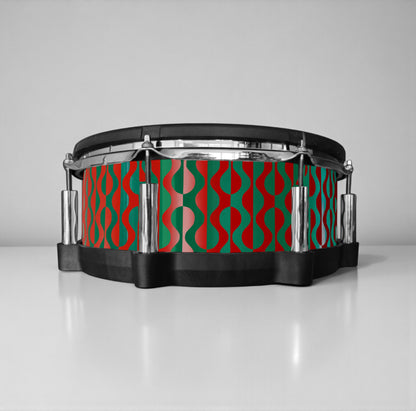 Negative Circles Drum Wrap