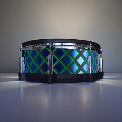 3D Tile Drum Wrap (Black Base)