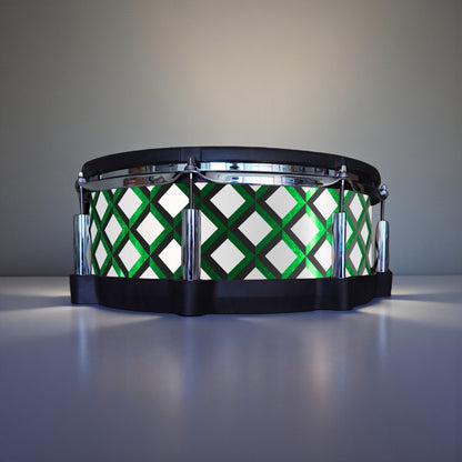 3D Tile Drum Wrap (Black Base)