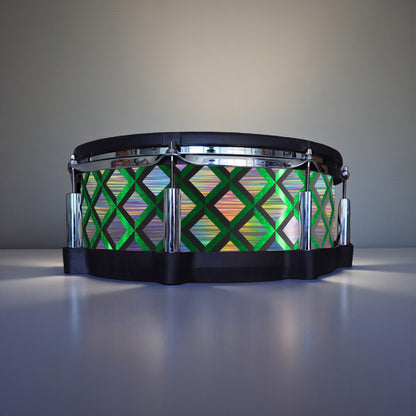 3D Tile Drum Wrap (Black Base)