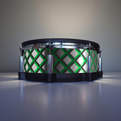 3D Tile Drum Wrap (Black Base)