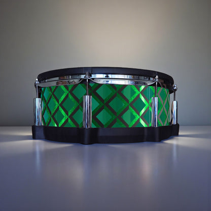 3D Tile Drum Wrap (Black Base)