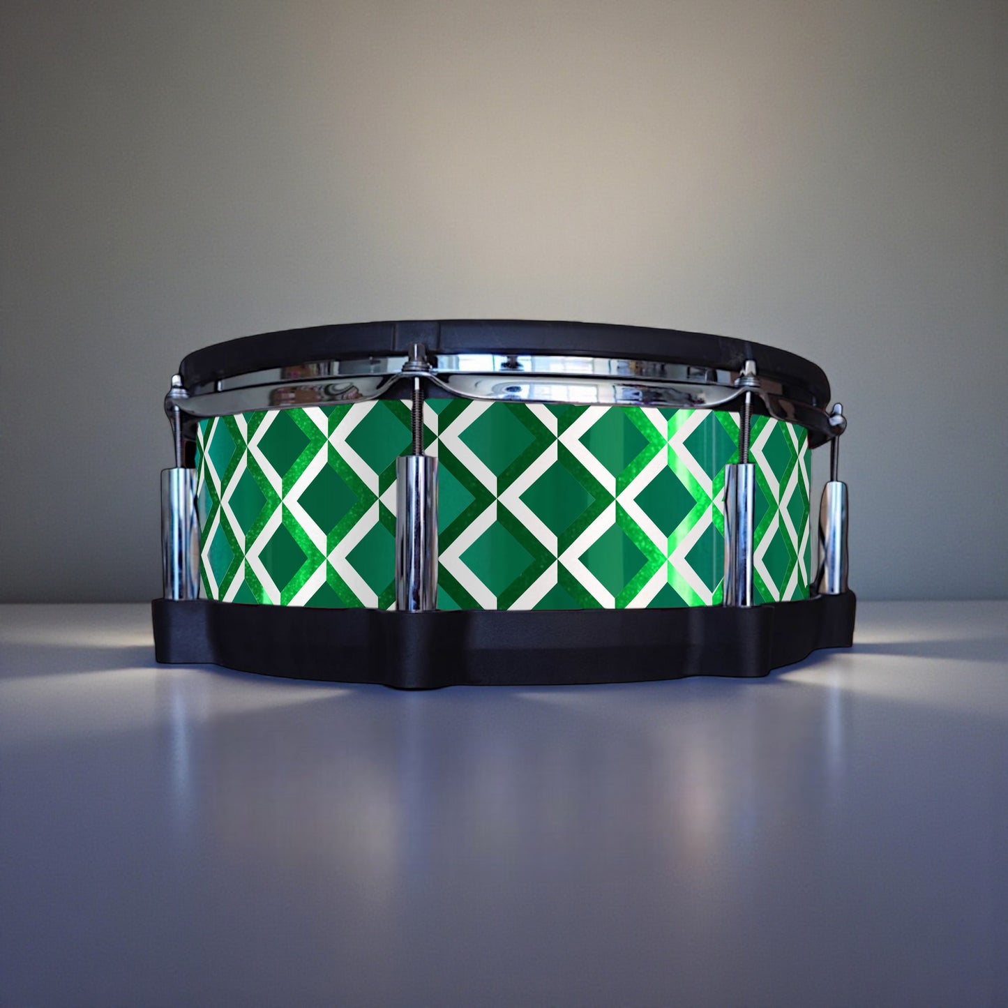 3D Tile Drum Wrap (White Base)