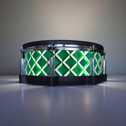 3D Tile Drum Wrap (White Base)