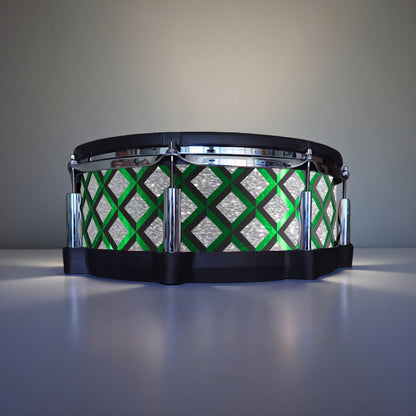 3D Tile Drum Wrap (Black Base)