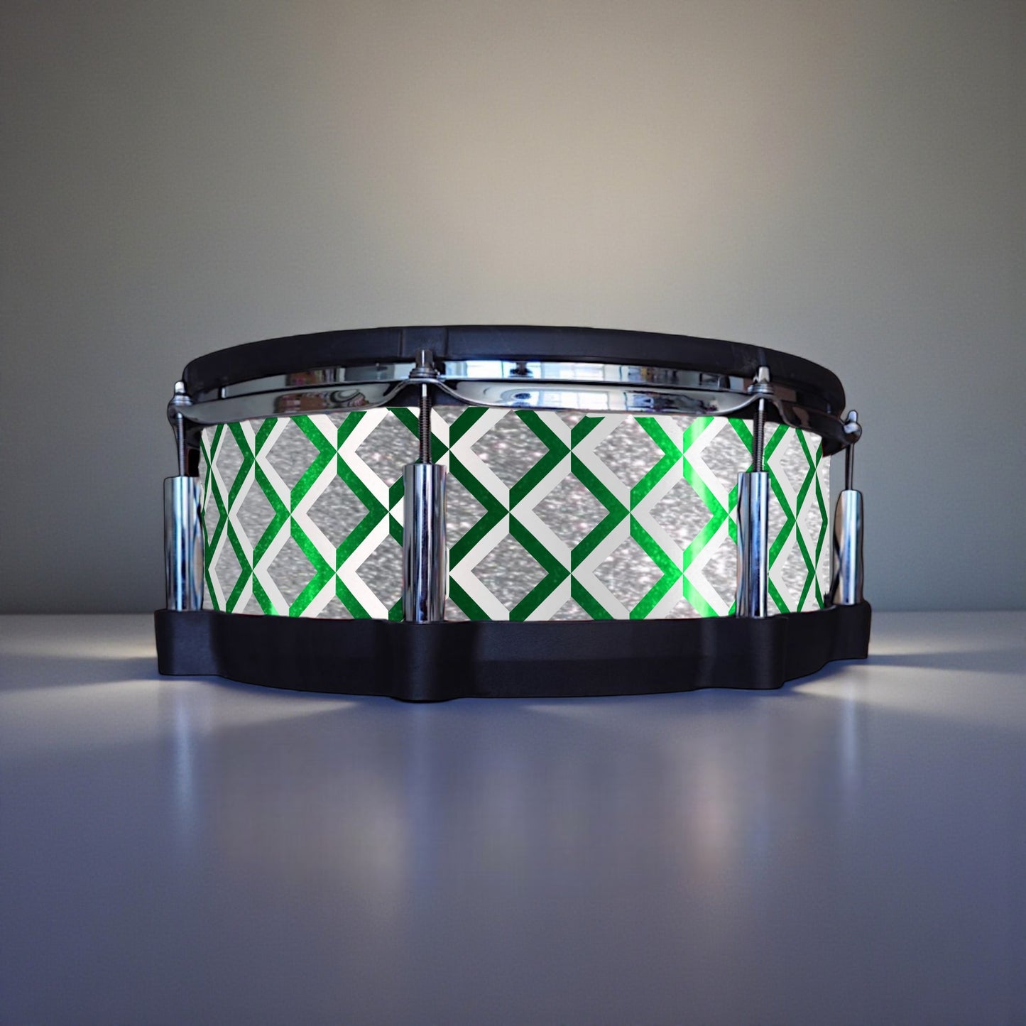 3D Tile Drum Wrap (White Base)