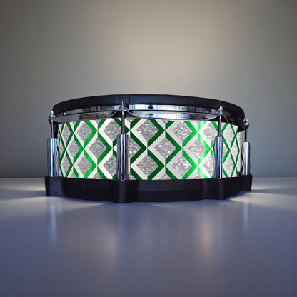 3D Tile Drum Wrap (White Base)