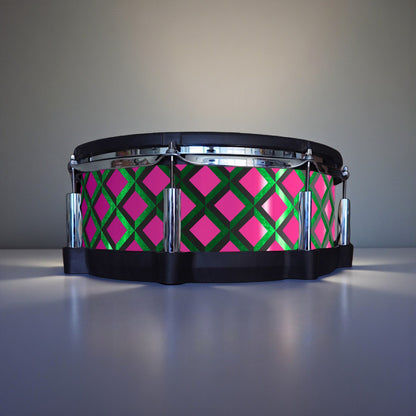 3D Tile Drum Wrap (Black Base)