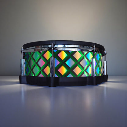 3D Tile Drum Wrap (Black Base)