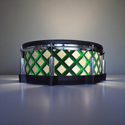 3D Tile Drum Wrap (Black Base)