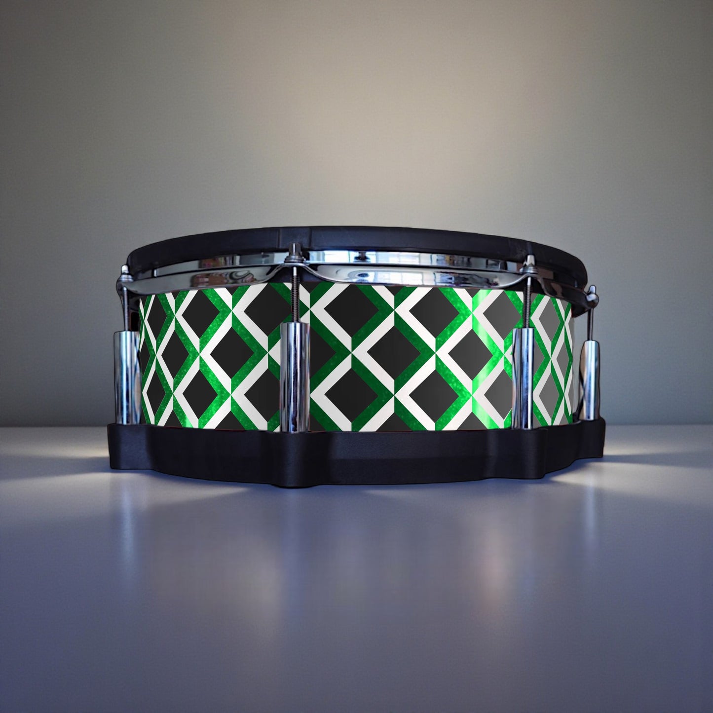 3D Tile Drum Wrap (White Base)