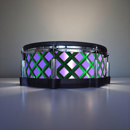 3D Tile Drum Wrap (Black Base)