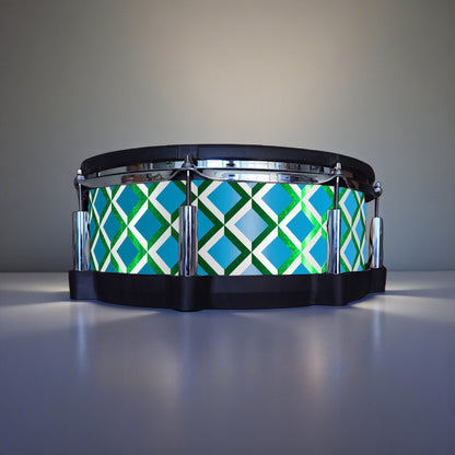 3D Tile Drum Wrap (White Base)