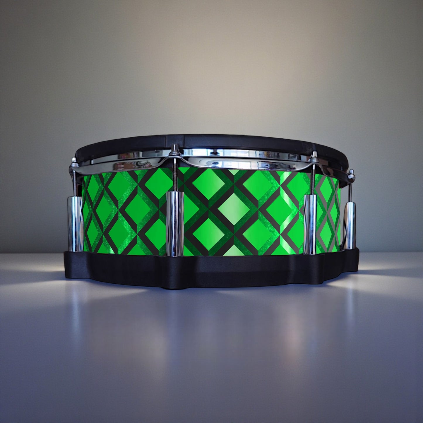 3D Tile Drum Wrap (Black Base)