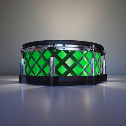 3D Tile Drum Wrap (Black Base)