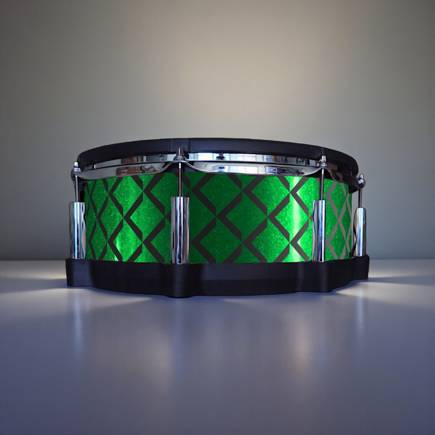 3D Tile Drum Wrap (Black Base)