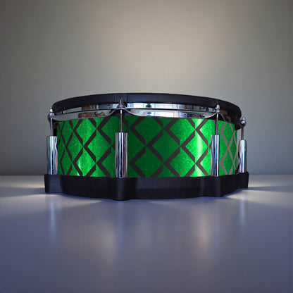 3D Tile Drum Wrap (Black Base)