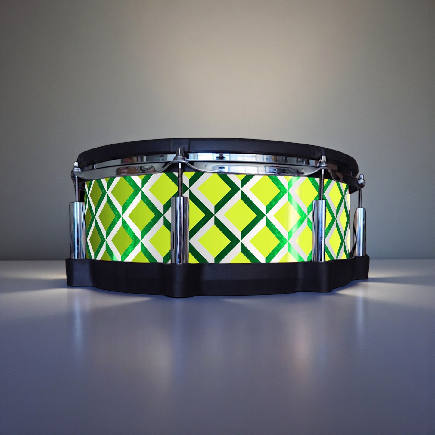 3D Tile Drum Wrap (White Base)
