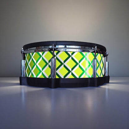 3D Tile Drum Wrap (White Base)