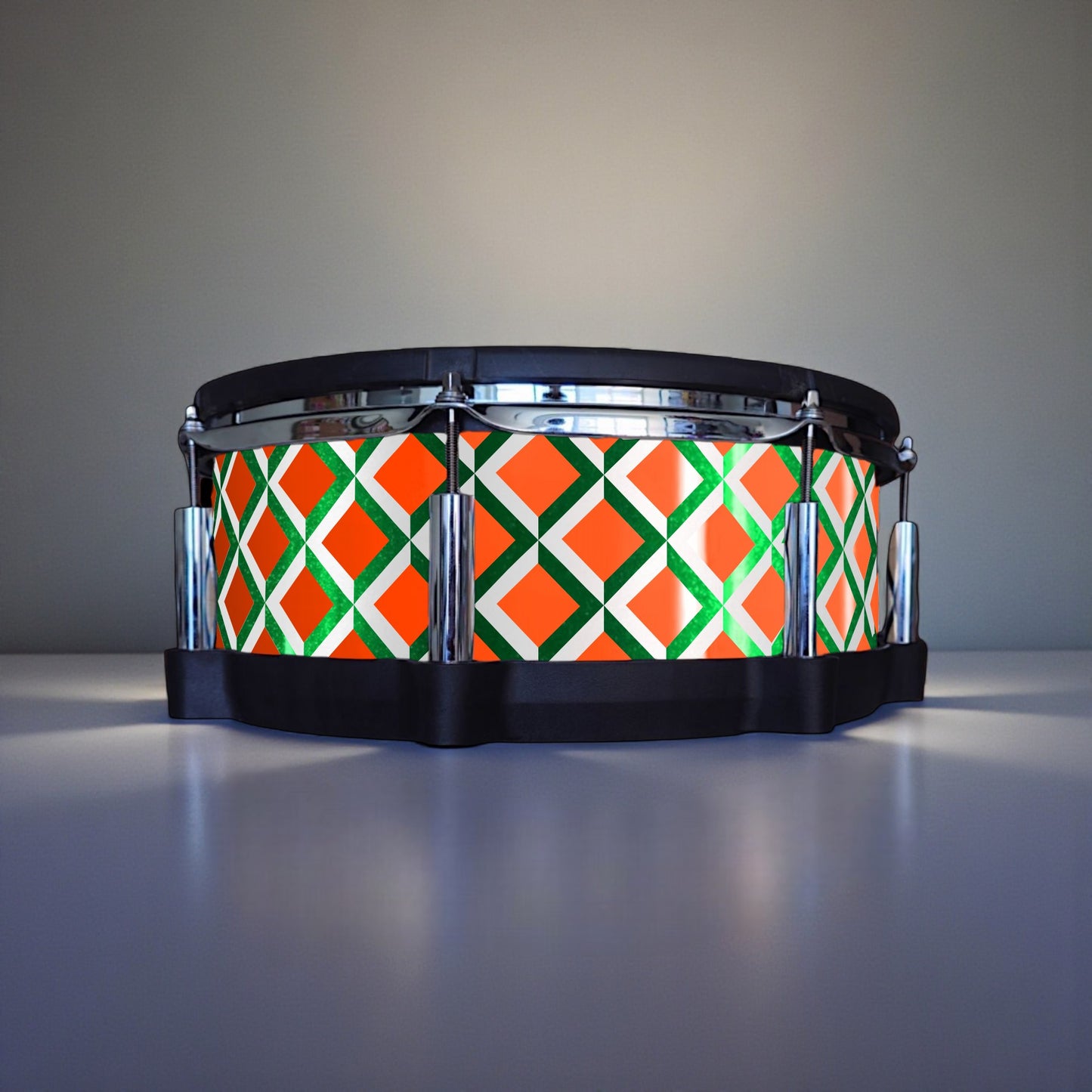 3D Tile Drum Wrap (White Base)