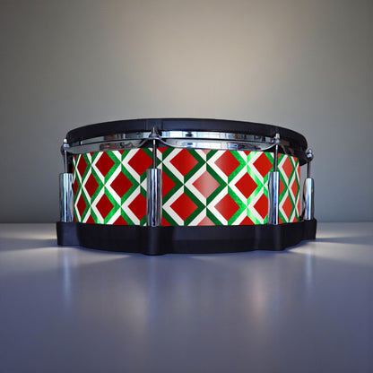 3D Tile Drum Wrap (White Base)