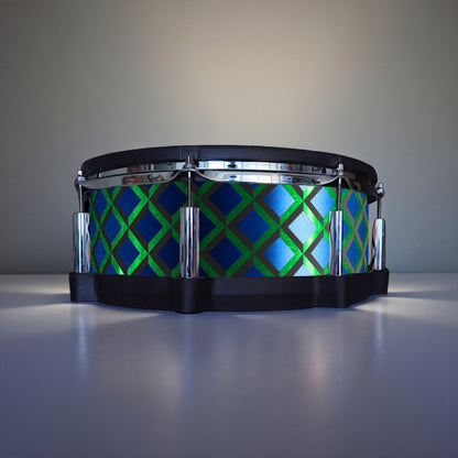 3D Tile Drum Wrap (Black Base)
