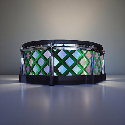 3D Tile Drum Wrap (Black Base)
