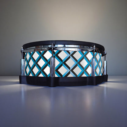 3D Tile Drum Wrap (Black Base)