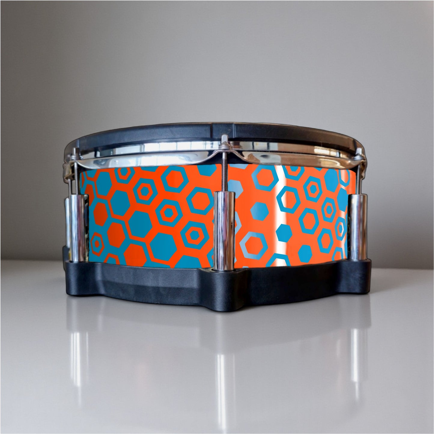 Hexagonal Fade Drum Wrap