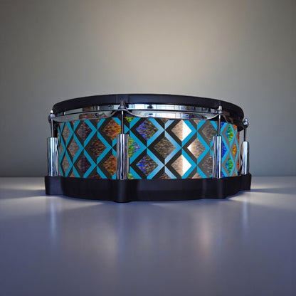 3D Tile Drum Wrap (Black Base)