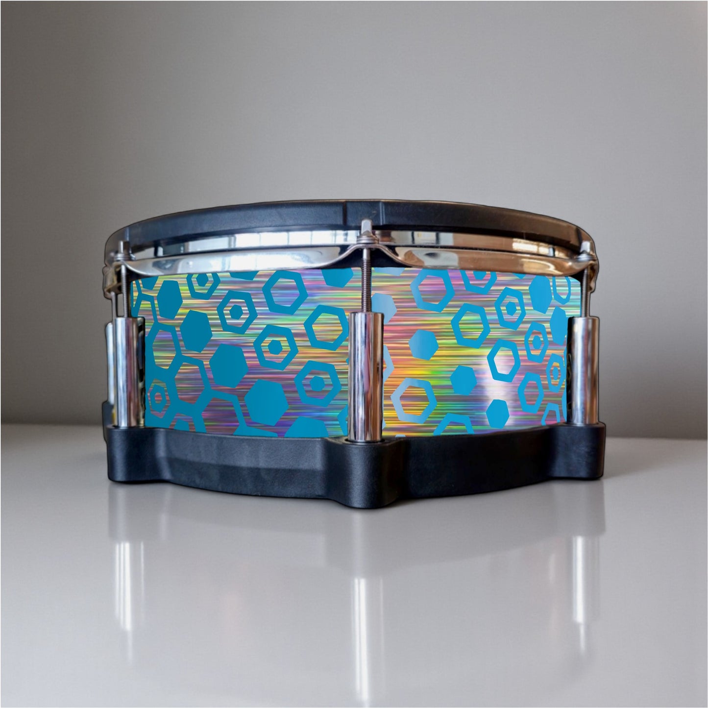Hexagonal Fade Drum Wrap