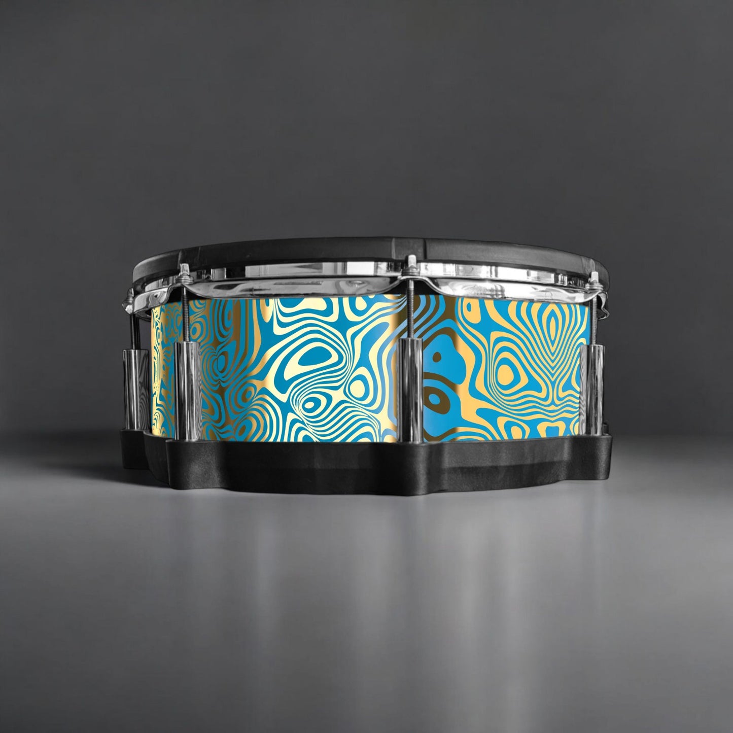 Psychedelic Swirl Drum Wrap