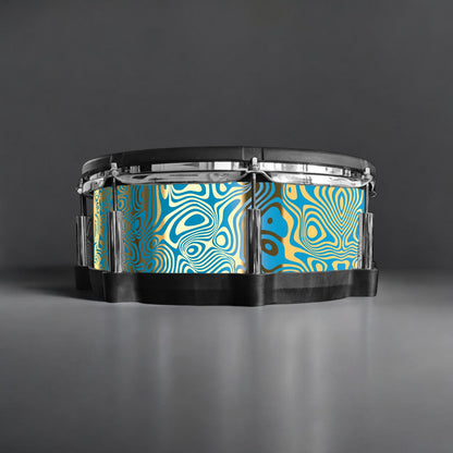 Psychedelic Swirl Drum Wrap