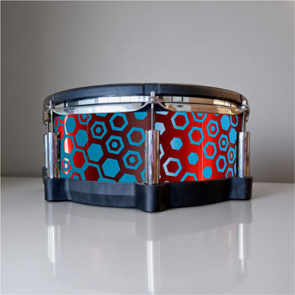 Hexagonal Fade Drum Wrap