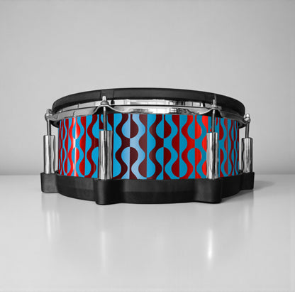 Negative Circles Drum Wrap