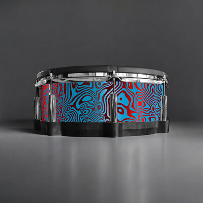 Psychedelic Swirl Drum Wrap
